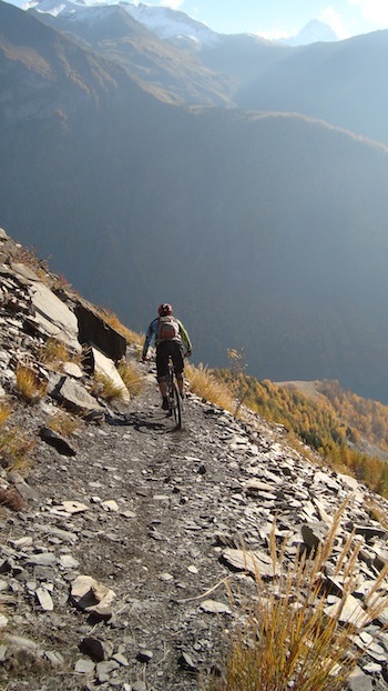 GR qui descend. Du bonheur à VTT