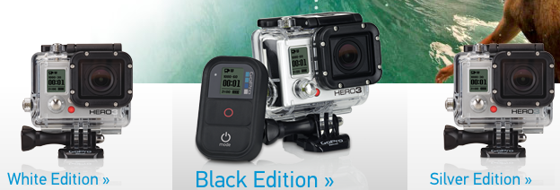 Gamme GO PRO HERO HD3